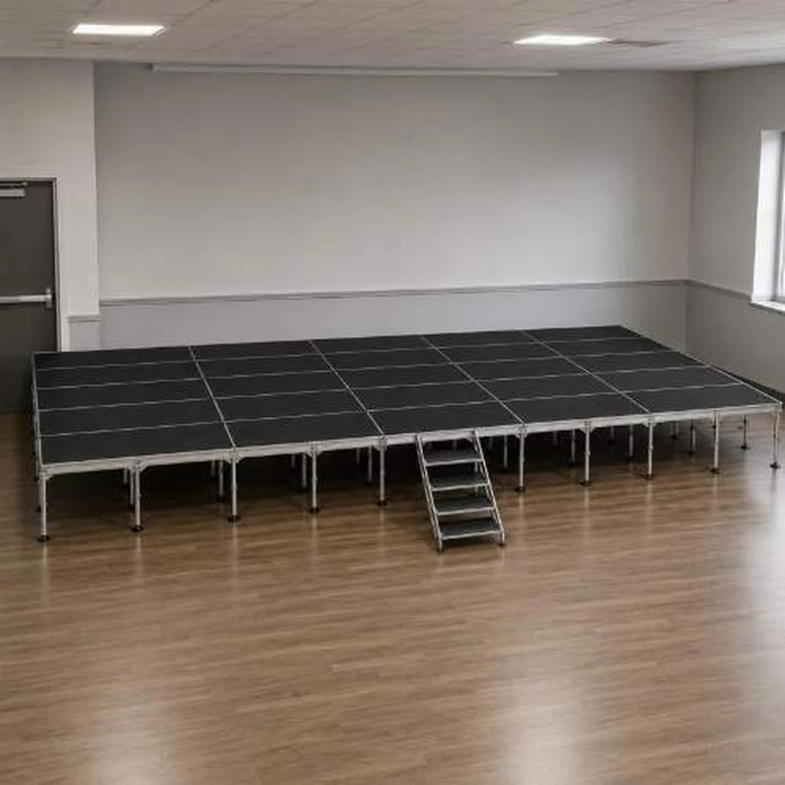 Vista 10 de Set Escenario 10x5 Metros con Escalera Optux