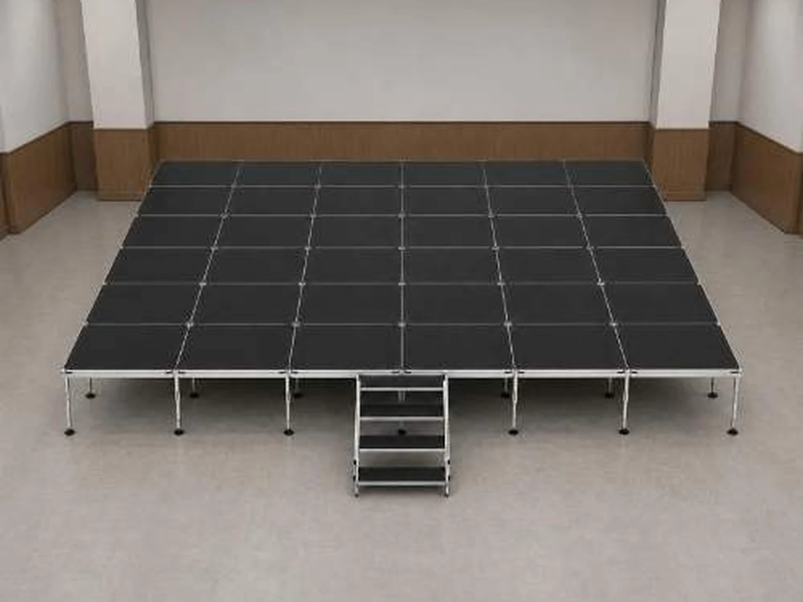 Vista 35 de Set Escenario 12x6 Metros con Escalera Optux